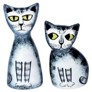 SPCAGR [調味料入れ Hannah Turner 塩コショウ入れ CatGreyTabby]