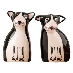 調味料入れ Hannah Turner 塩コショウ入れ BostonTerrierDog SPBO