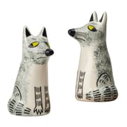 SPWO [調味料入れ Hannah Turner 塩コショウ入れ ハリネズミ オオカミ Wolf]