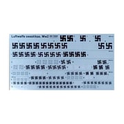 DAN72009 1/72 WW.II ドイツ航空機用 鉤十字デカール [プラモデル用品]