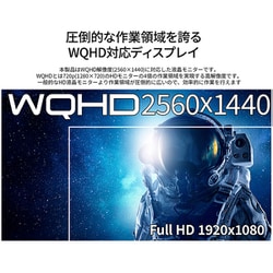 (美品)ジャパンネクスト　27インチ IPSパネル WQHD解像度液晶モニター JAPANNEXT 27インチ IPSパネル搭載 WQHD(2560x1440)解像度 液晶