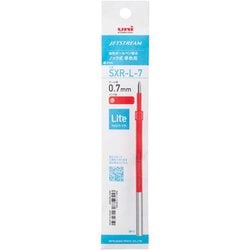 JETSTREAM Lite touch ink（ジェットストリーム ライトタッチインク） 単色用リフィル 赤 0.7mm SXRL7.15