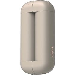 充電式ペアカイロ ぬくぬく 給電機能付き 5000mAh（片側） 2人で使用可能 グレージュ EWT-2450GG