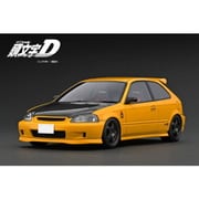 IG3629 1/18 イニシャル D ホンダ シビック EK9 Type R イエロー [レジンキャストミニカー]