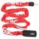 ディンプルキー チェーンロック 100cm 5mm RED EURO STILE - RED