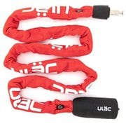ディンプルキー チェーンロック 100cm 5mm RED EURO STILE - RED