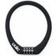 4桁ダイヤルワイヤーロック 35cm 12mm BLACK PRAGUE GO - BLACK
