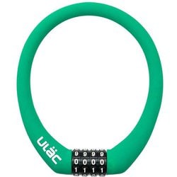 4桁ダイヤルワイヤーロック 35cm 12mm TURQUOISE PRAGUE GO - TURQUOISE
