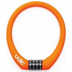 4桁ダイヤルワイヤーロック 35cm 12mm ORANGE PRAGUE GO - ORANGE