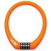 4桁ダイヤルワイヤーロック 35cm 12mm ORANGE PRAGUE GO - ORANGE
