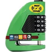 4桁ダイヤル式 120dBアラーム付 ディスクブレーキ GREEN AIR ALARM COMBO - GREEN