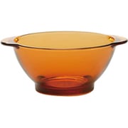 2005D F06 [デュラレックス ボウル 17cm 取っ手付き ニセンボウル AMBER アンバー 強化ガラス アンバー]