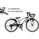 子ども用自転車 クロスファイヤージュニア 22サイズ シルバー＆ブラック CFJ25T