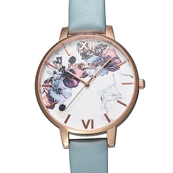 MARBLE FLORALS 38mm レザーバンド 並行輸入品 2年保証 OB16MF10