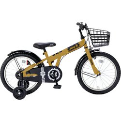 幼児用自転車 18インチ 補助輪付き キャメル 24JE-18G-CAMEL