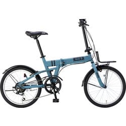 折りたたみ自転車 20インチ アクアグレー 24JE-206G AQUAGRAY