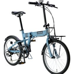 Jeep 折りたたみ自転車 青 フロントバスケット付き　手渡しのみ Jeep 折りたたみ自転車 青 フロントバスケット付き 手渡しのみ