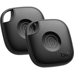 RE-60012-AP [Life360 Tile Mate （2024） ブラック 2個パック/電池交換不可（最大約3年）]