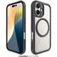 LKA16610BK [LINKASE AIR/ゴリラガラスiPhoneケース for iPhone 16 MagSafe対応 側面TPU：ブラック]