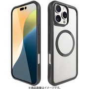 LKA1667PBK [LINKASE AIR/ゴリラガラスiPhoneケース for iPhone 16 Pro Max MagSafe対応 側面TPU：ブラック]