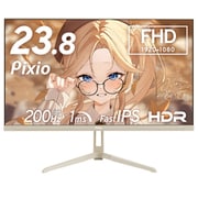 ゲーミングモニター/PX248 Wave Beige/23.8型/フルHD(1920×1080)/Fast IPSパネル/非光沢/HDR対応/200Hz/1ms(GTG)/HDMI×1 DP×1/ドット抜け交換保証 PX248WAVEBE-O