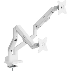 PS1D Wave モニターアーム デュアル 耐荷重9kg 17-32インチ対応 PSW1DWH-O