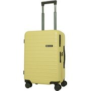 ハードキャリー ファスナータイプ 拡張機能付き ストッパー 機内持ち込み可能 預け入れ無料 3～4泊 38L 拡張時44L TSAロック搭載 クリームイエロー SK-0888-49