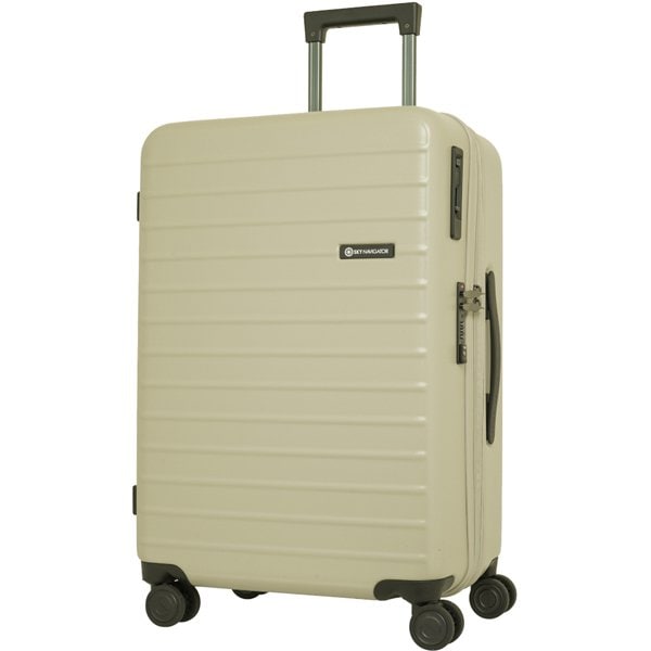 ハードキャリー ファスナータイプ 拡張機能付き ストッパー 預け入れ無料 5～6泊 62L 拡張時70L TSAロック搭載 エクルベージュ SK-0888-58