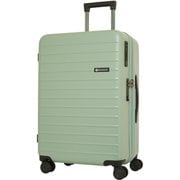 ハードキャリー ファスナータイプ 拡張機能付き ストッパー 預け入れ無料 5～6泊 62L 拡張時70L TSAロック搭載 アイスグリーン SK-0888-58