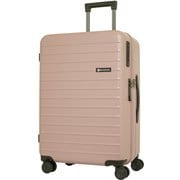ハードキャリー ファスナータイプ 拡張機能付き ストッパー 預け入れ無料 5~6泊 62L 拡張時70L TSAロック搭載 ローズ SK-0888-58