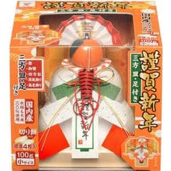 【限定】お鏡餅 謹賀新年（三方皿・足付き）まる餅 小 [餅]