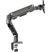 大型/超ウルトラスクリーン対応 27-49インチサイズ モニターアーム シングル画面 グレー HNSS34G