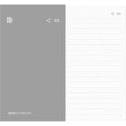 Neo smartpen対応 Memo notebook(メモノート) ミニサイズ 横罫 縦開き 無線綴じ(ペン別売) NC-P0156A
