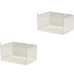吊り式バスケット2個セット 幅38×奥行26.5×高さ24cm ホワイト HGB-01x2pcs WH