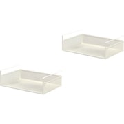 HGB-03x2pcs WH [吊り式バスケット2個セット 幅38×奥行26.5×高さ12cm ホワイト]