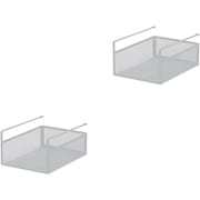 HGB-07x2pcs WH [吊り式バスケット2個セット 幅19×奥行26.5×高さ12cm ホワイト]