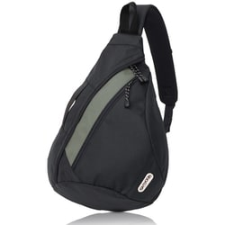 22469081 [OUTDOOR PRODUCTS ラフ トライアングル ワンショルダーバッグ BLACK-2]