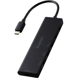 USB Type-C ハブ USB3.2 Gen2 USB-A×5/USB-C×1 バスパワー ケーブル長12cm ブラック U3HC-H060BK