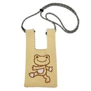 204639-24 かえるのピクルス ニットサコッシュ ベージュ
