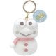 204325-24 けろけろけろっぴ×かえるのピクルス カラビナマスコット 雪だるま けろけろけろっぴ
