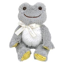 202857-24 かえるのピクルス ビーンドール ぬいぐるみ スマイルホップ グレー