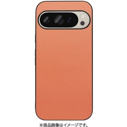 WORK25GG-FM-GPX9 [Google Pixel 9/9 Pro 用 本革スマホケース/ストラップホール付き フラミンゴ]