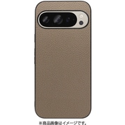 WORK25GG-GB-GPX9 [Google Pixel 9/9 Pro 用 本革スマホケース/ストラップホール付き グレージュ]