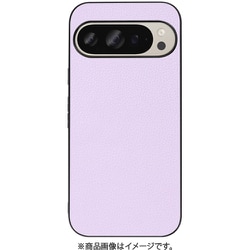 WORK25GG-PL-GPX9 [Google Pixel 9/9 Pro 用 本革スマホケース/ストラップホール付き ラベンダー]