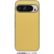 WORK25GG-YL-GPX9 [Google Pixel 9/9 Pro 用 本革スマホケース/ストラップホール付き ジャスミンイエロー]