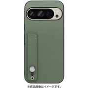 WORK26GG-DG-GPX9 [Google Pixel 9/9 Pro 用 本革スマホケース/ホールドベルト付き ダルグリーン]
