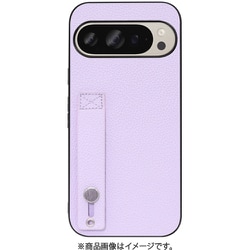 WORK26GG-PL-GPX9 [Google Pixel 9/9 Pro 用 本革スマホケース/ホールドベルト付き ラベンダー]