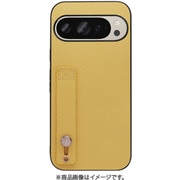 WORK26GG-YL-GPX9 [Google Pixel 9/9 Pro 用 本革スマホケース/ホールドベルト付き ジャスミンイエロー]