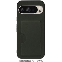 WORK28GG-EG-GPX9 [Google Pixel 9/9 Pro 用 PUレザースマホケース/カードポケット＆ストラップホール付き エバーグリーン]