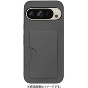 WORK28GG-GY-GPX9 [Google Pixel 9/9 Pro 用 PUレザースマホケース/カードポケット＆ストラップホール付き グレー]
